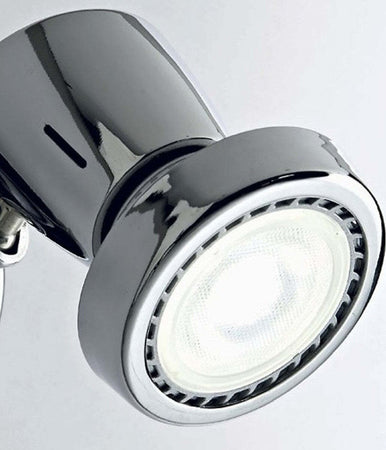 Binario-Illuminando-EROS-2-GU10-LED-7W-3000°K-spot-faretti-orientabili-metallo-cromo-moderno-interno