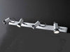 Binario-Illuminando-ZELIG-4-GU10-LED-7W-3000°K-Spot-orientabili-moderno-metallo-cromo-bianco-interno