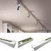 Binario-Led-Monofasico-Bianco-Per-Faretti-Guida-Track-Fari-A-Led-Cob-220v-Metro
