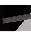 Binario Magnetico Nero 2mt 48v Da Incasso Per Faretti Led Con Copertura Tk670-2m