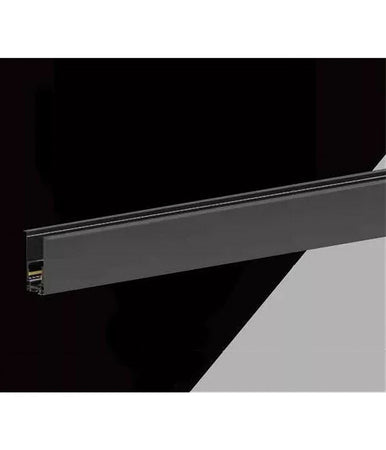 Binario Magnetico Nero 2mt 48v Da Incasso Per Faretti Led Con Copertura Tk670-2m