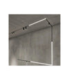 Binario Magnetico Nero 2mt 48v Da Incasso Per Faretti Led Con Copertura Tk670-2m
