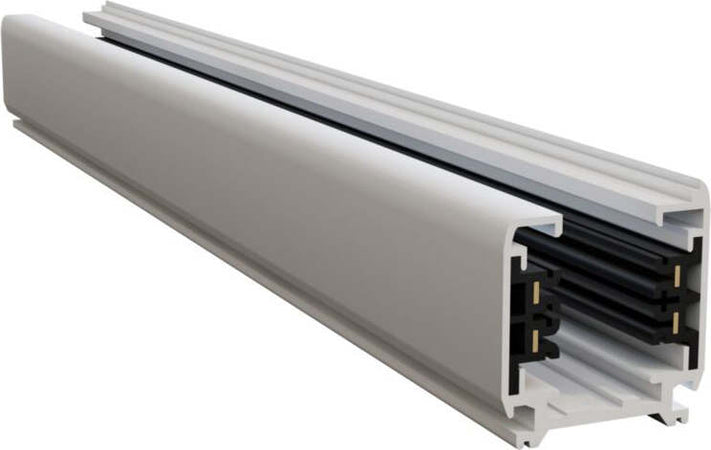 Binario-Moderno-Busbar-Trunkings-Trinity-Alluminio-Bianco-2M