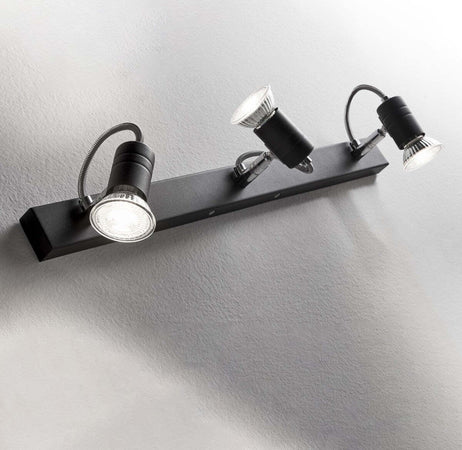 Binario-moderno-Illuminando-ZELIG-3-NR-GU10-LED-faretti-orientabili-parete-soffitto