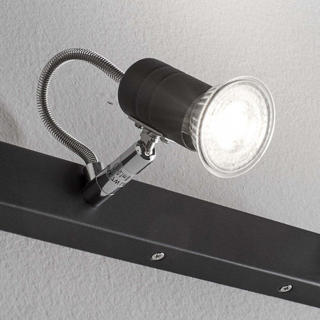 Binario-moderno-Illuminando-ZELIG-4-NR-GU10-LED-faretti-orientabili-parete-soffitto