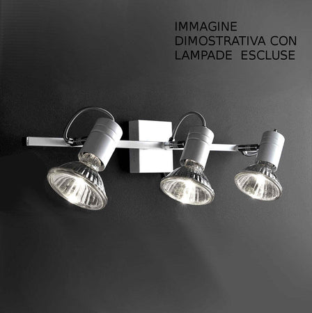 Binario-moderno-Illuminando-ZEUS-3-BN-E27-LED-spot-orientabile-parete-soffitto