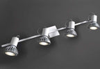 Binario-moderno-Illuminando-ZEUS-4-BN-E27-LED-spot-orientabile-parete-soffitto