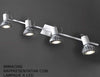 Binario-moderno-Illuminando-ZEUS-4-BN-E27-LED-spot-orientabile-parete-soffitto