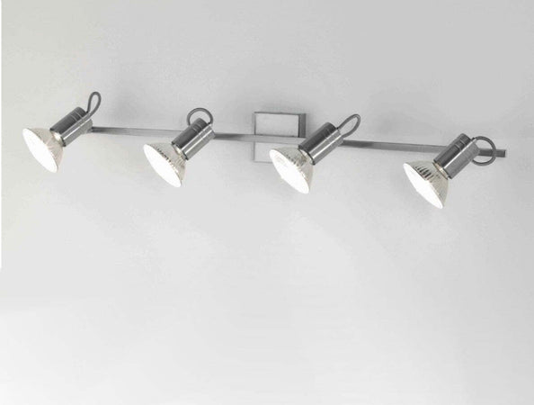 Binario-moderno-Illuminando-ZEUS-4-NK-E27-LED-spot-orientabile-parete-soffitto