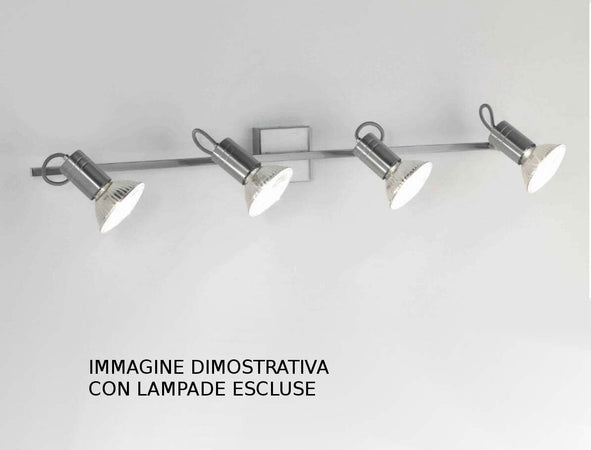 Binario-moderno-Illuminando-ZEUS-4-NK-E27-LED-spot-orientabile-parete-soffitto