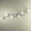 Binario-moderno-Top-Light-METROPOLITAN-1047-F6-G9-LED-metallo-vetro-orientabile-soffitto-parete