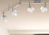 Binario-moderno-Top-Light-METROPOLITAN-1047-F6-G9-LED-metallo-vetro-orientabile-soffitto-parete