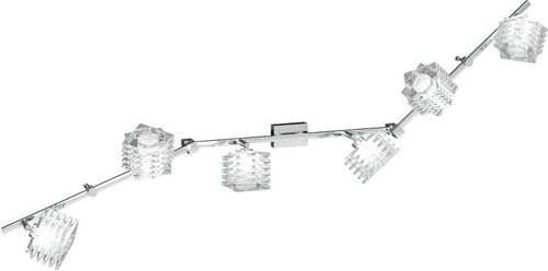 Binario-moderno-Top-Light-RUBIK-1126-F6-G9-LED-orientabile-lampada-soffitto-parete