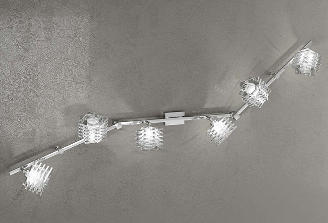 Binario-moderno-Top-Light-RUBIK-1126-F6-G9-LED-orientabile-lampada-soffitto-parete
