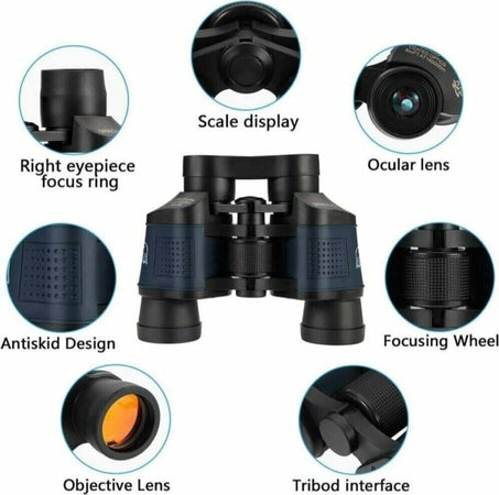Binocolo Professionale Lenti Antiriflesso 60x60 Regolabile Con Borsa Art. 85093 Sport e tempo libero/Caccia e Pesca/Caccia/Binocoli/Binocoli d'avvistamento Trade Shop italia - Napoli, Commerciovirtuoso.it