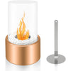 Lampada a Bioetanolo da Tavolo Marsiglia in Acciaio per arredamento Bar e Ristoranti
