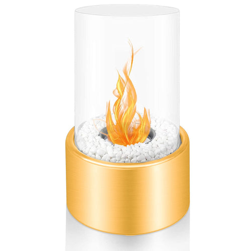 Lampada a Bioetanolo da Tavolo Marsiglia in Acciaio per arredamento Bar e Ristoranti