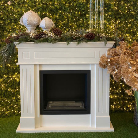 Camino a Bioetanolo da terra "Jacob" in legno 4,58 Kw arredamento Moderno