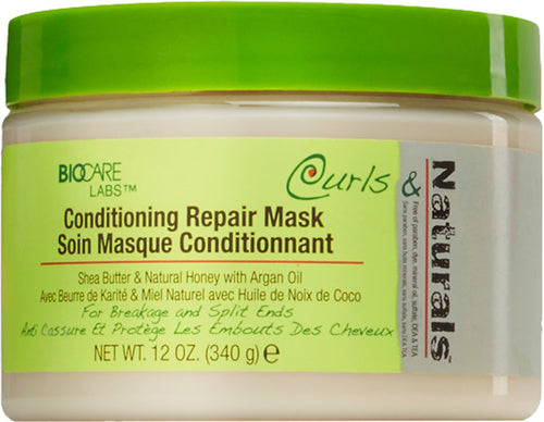 Biocare Curl & Naturals Conditioning Repair Mask 340 G Maschera Crema Condizionante per Capelli Afro