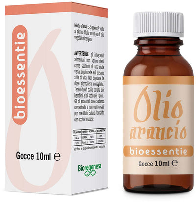 BIOESSENTIE OLIO ARANCIO olio essenziale antidepressivo contro l'insonnia Gocce 10 ml