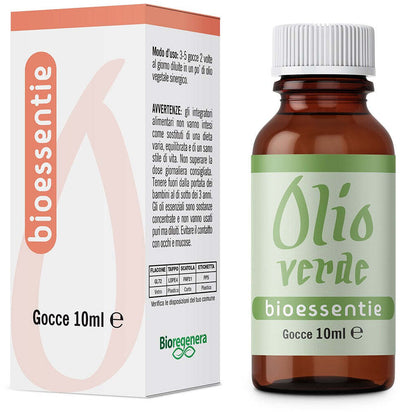 BIOESSENTIE OLIO VERDE olio essenziale per il benessere dell'apparato respiratorio Gocce 10 ml