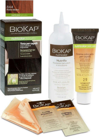 BIOKAP-NUTRICOLOR-DELICATO-8,64-ROSSO-TIZIANO-TINTA-140-ML