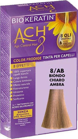 BIOKERATIN-ACH8-Tinta-per-Capelli-Biondo-Chiaro-Ambra-8/AB-200-gr-Dietalinea