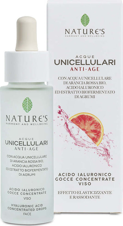 Bios-Line-Acque-Unicell,-Acido-Ialuronico-con-Acqua-Unicellulare-di-Arancia-Rossa---500-ml