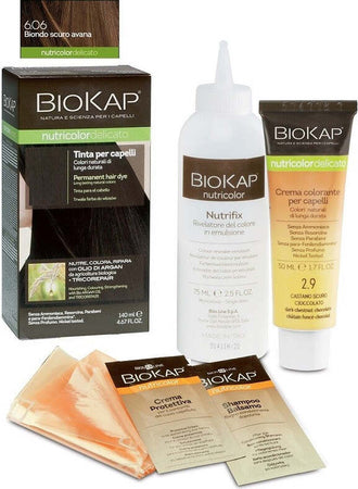 BIOS-LINE-BIOKAP-NUTRICOLOR-DELICATO-RAPID-TINTA-6,06-BIONDO-SCURO-AVANA-135-ML