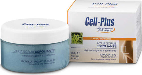 BIOSLINE,-Cell-Plus-Acqua-Scrub-Esfoliante,-Scrub-Corpo,-Leviga-e-Tonifica-la-Pelle,-Azione-Esfoliante,-450-g