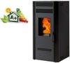 Biotermika Stufa A Pellet Bio G 100 9,5 Kw Stufa A Pellet Con Uscita Fumi Superiore, Laterale Dx, Posteriore Dx