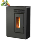 Biotermika Stufa A Pellet Bio Ge 60 E Stufa A Pellet 5,5 Kw Slim 25 Cm Con Uscita Fumi Laterale