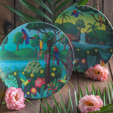 Piatto in Bambù Tommy Lise Bird Paradise
