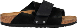 BIRKENSTOCK-Kyoto-sandalo-in-suede-in-nero-da-uomo