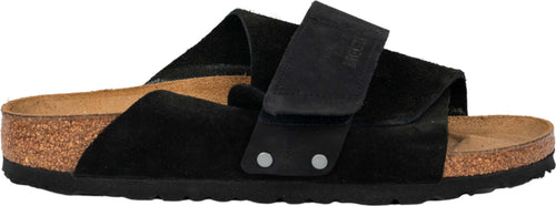 BIRKENSTOCK-Kyoto-sandalo-in-suede-in-nero-da-uomo