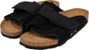 BIRKENSTOCK-Kyoto-sandalo-in-suede-in-nero-da-uomo