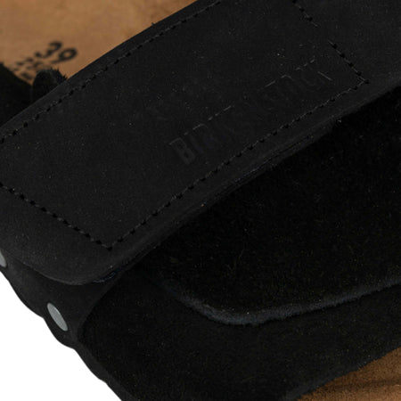 BIRKENSTOCK-Kyoto-sandalo-in-suede-in-nero-da-uomo