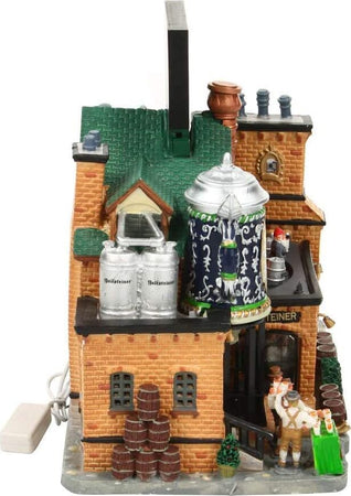 Birrificio Yulesteiner‎, edificio animato per villaggio di Natale in porcellana Casa e cucina/Decorazioni per interni/Addobbi e decorazioni per ricorrenze/Decorazioni natalizie/Oggettistica MagiediNatale.it - Altamura, Commerciovirtuoso.it