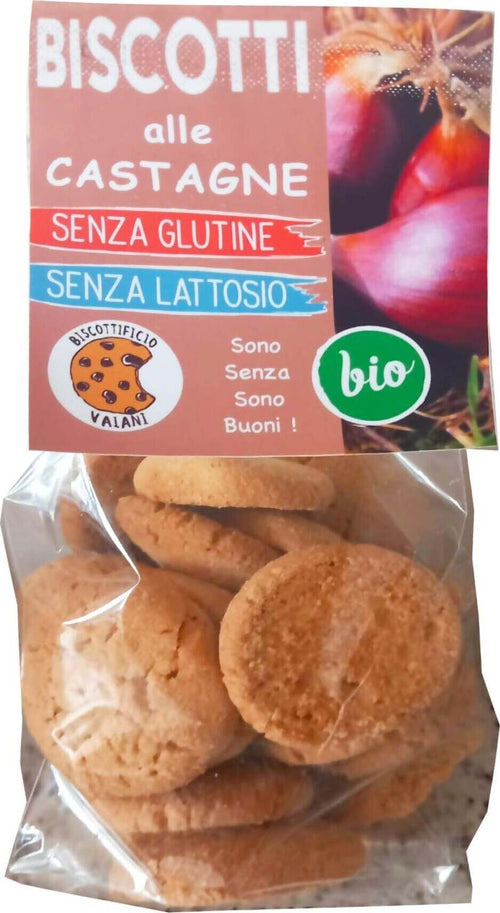 Biscotti Bio Alle Castagne Senza Glutine e senza Lattosio 200g