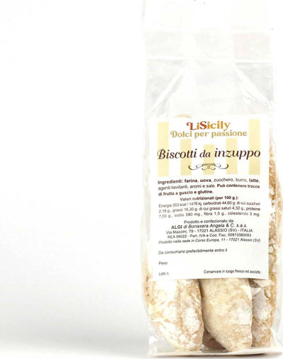 Biscotti Da Inzuppo Artigianali Made in Italy Biscotto Fatto a Mano 100% Italiano 400gr. Biscotti Tradizionali Classici alimenti LiSicily dolci per passione - Alassio, Commerciovirtuoso.it