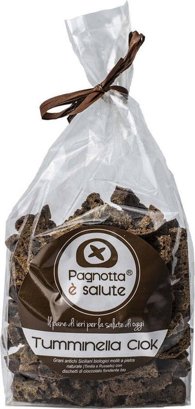 Biscotti Topping per Gelato Bio Con Cioccolato Crostini Tostati Pane Biologico Integrale per Yogurt E Gelati Snack Proteici Di Grano Duro Siciliano E Grani Antichi Siciliani Bio Con Cioccolato Fondente Biologico Alimentari e cura della casa/Preparati da cucina e da forno/Coni e topping per gelato/Topping Pagnotta è Salute - Milazzo, Commerciovirtuoso.it