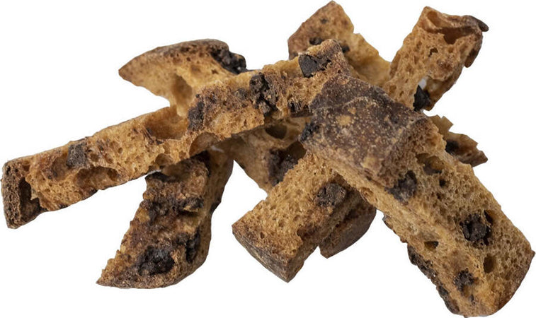 Biscotti Topping Per Gelato Bio Con Cioccolato Crostini Tostati Pane Biologico Semi-integrale Per Yogurt E Gelati Snack Proteici Di Grano Duro Siciliano E Grani Antichi Siciliani Bio Con Cioccolato Fondente Biologico Alimentari e cura della casa/Preparati da cucina e da forno/Coni e topping per gelato/Topping Pagnotta è Salute - Milazzo, Commerciovirtuoso.it