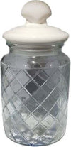 Biscottiera-Barattolo-In-Vetro-1-Lt-Con-Tappo-Coperchio-Ceramica-Conchiglia