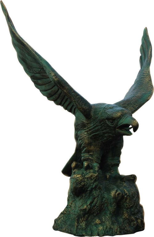 Biscottini-Aquila-in-fusione-di-ghisa-L180xPR125xH200-cm-finitura-verde-anticata
