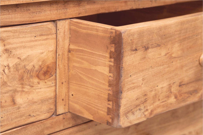 Biscottini-Armadio-Country-in-legno-massello-di-tiglio-finitura-naturale-L120xPR59xH197-cm.-Made-in-Italy