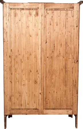 Biscottini-Armadio-Country-in-legno-massello-di-tiglio-finitura-naturale-L127xPR59xH204-cm.-Made-in-Italy
