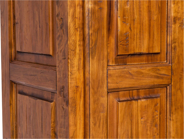 Biscottini-Armadio-Country-in-legno-massello-di-tiglio-finitura-noce-L100xPR50xH210-cm.-Made-in-Italy