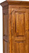 Biscottini-Armadio-Country-in-legno-massello-di-tiglio-finitura-noce-L100xPR50xH210-cm.-Made-in-Italy