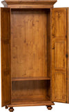 Biscottini-Armadio-Country-in-legno-massello-di-tiglio-finitura-noce-L100xPR50xH210-cm.-Made-in-Italy