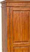 Biscottini-Armadio-Country-in-legno-massello-di-tiglio-finitura-noce-L120xPR59xH197-cm.-Made-in-Italy